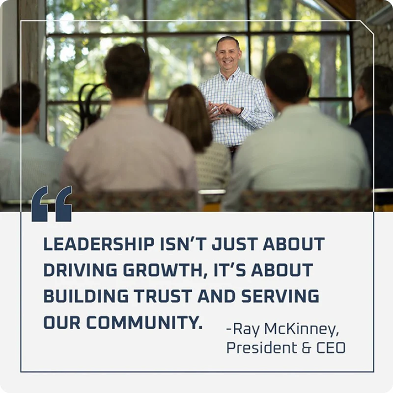 Genecov Instagram post with a quote from President & CEO Ray McKinney