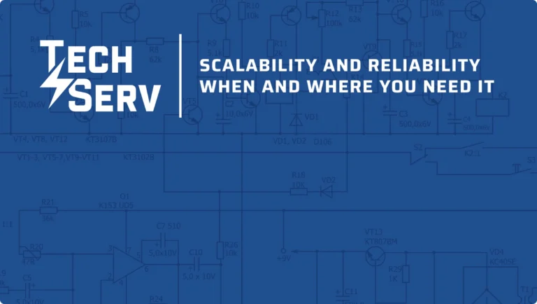 TechServ trade show backdrop